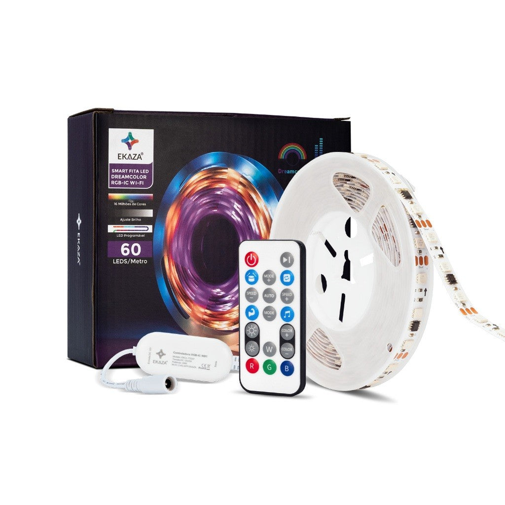 Fita LED RGB-IC Dreamcolor 60 LEDs/M 5M WIFI