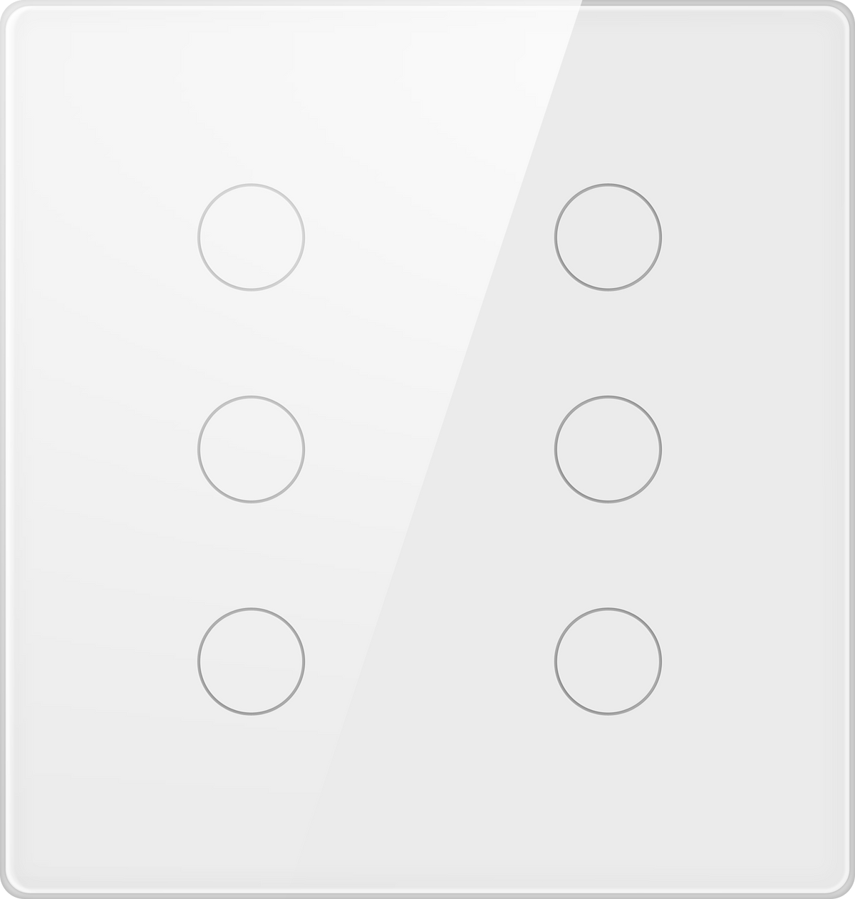 Interruptor Inteligente 4x4 vidro Touch 2.5d