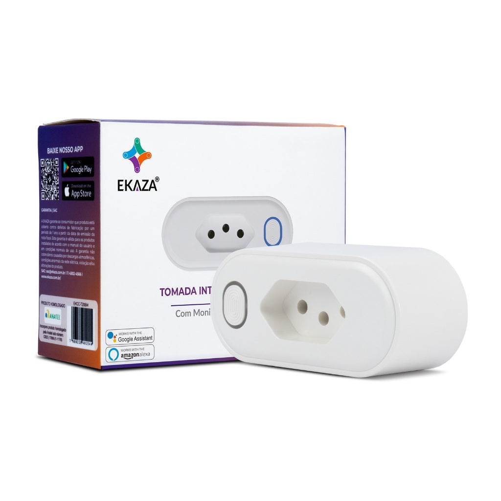Tomada Inteligente Wifi Com Medidor De Consumo