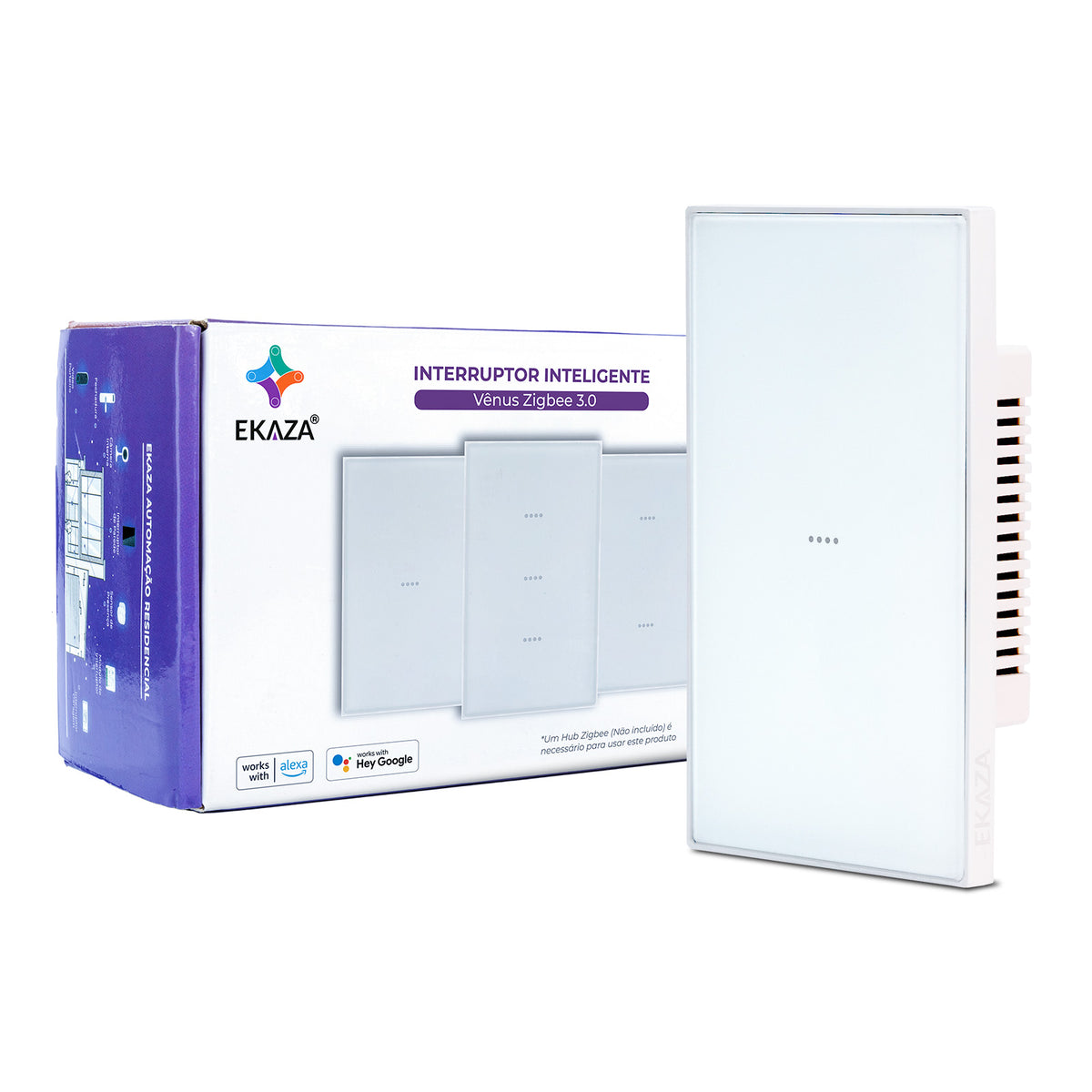Interruptor Zigbee Soft Touch Série Vênus 4x2