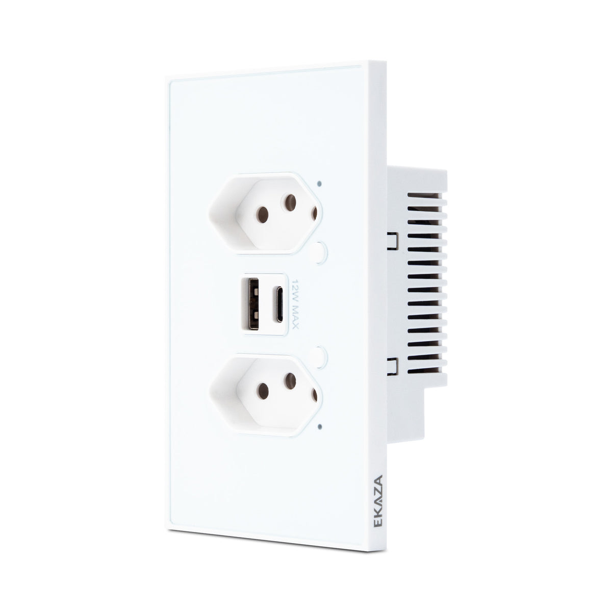 Tomada Inteligente Wifi Soft Touch Série Vênus com USB-A+USB-C