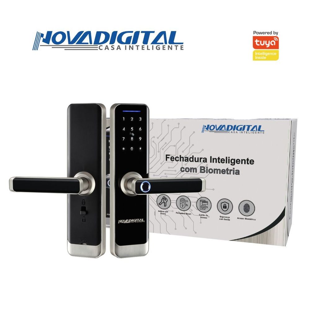 Fechadura digital com biometria